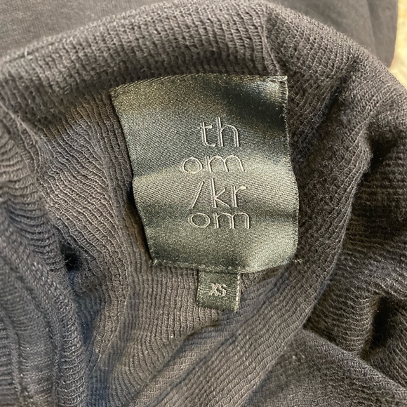 Thom Krom Relaxed Mock Neck Cotton Sweatshirt - Picture 5 of 7